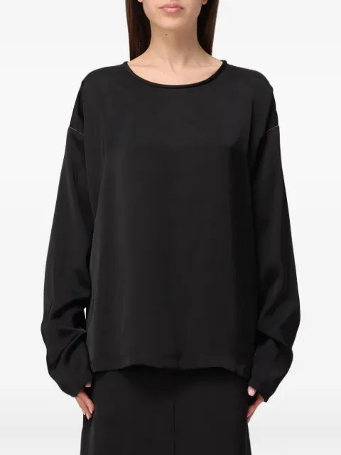 Fabiana Filippi shoulder-detail top Black TDP264F222D623