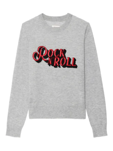 Zadig&Voltaire embellished sweater Grey KWSW03003