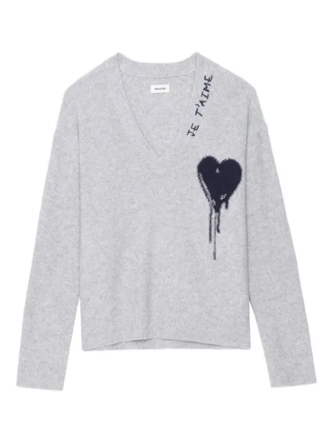 Zadig&Voltaire Mikyz cashmere sweater Grey KWSW02925