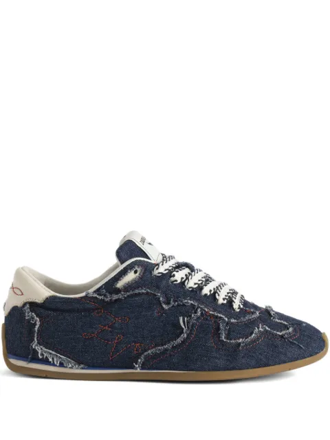 Zadig&Voltaire Dance frayed sneakers Blue SWSN01638