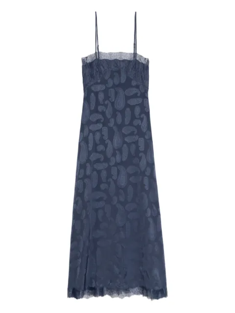 Zadig&Voltaire Ridar silk dress Blue WWDR02642