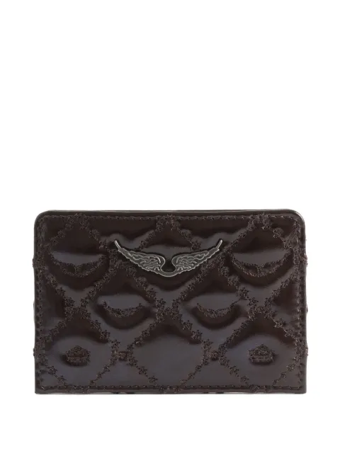 Zadig&Voltaire ZV pass vintage monogram cardholder Brown LWSG03757