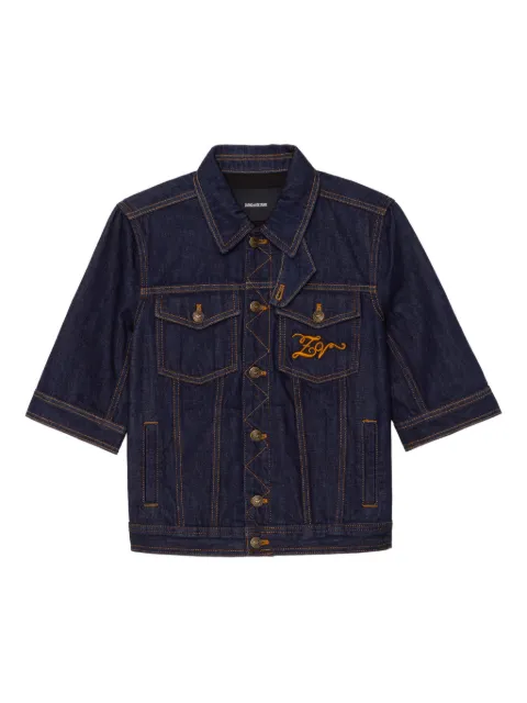 Zadig&Voltaire Kyo denim jacket Blue WWOW01717