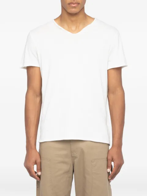 Zadig&Voltaire Monastir Henley T-shirt White JMTN01642