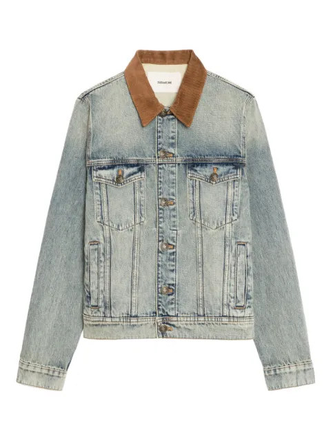 Zadig&Voltaire bases denim jacket Blue WMOW01424