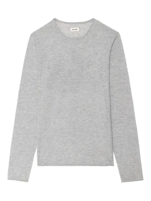 Zadig&Voltaire Teiss cashmere sweater Grey KMSW01816
