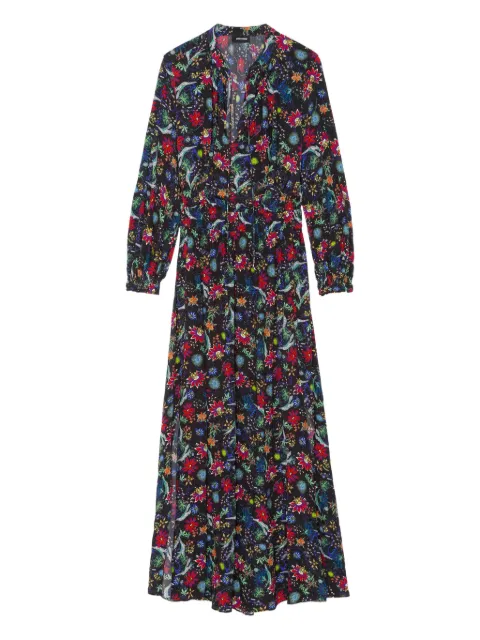 Zadig&Voltaire Rayado floral maxi dress Blue WWDR02619