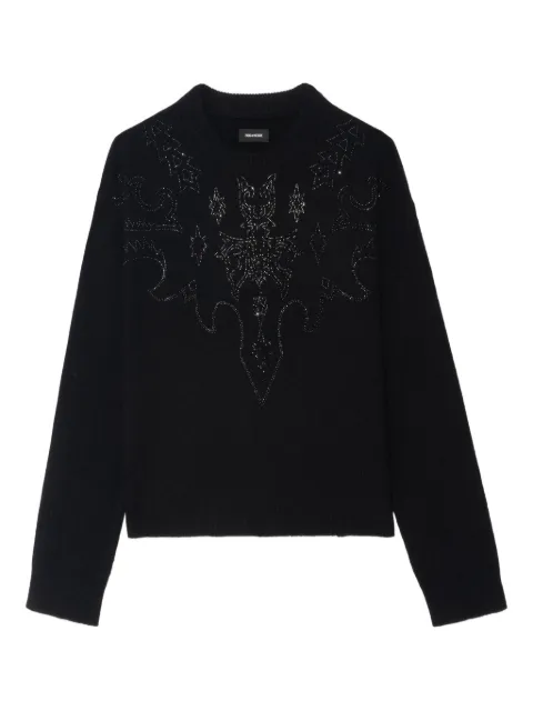 Zadig&Voltaire Markuz cashmere sweater Black KWSW02841
