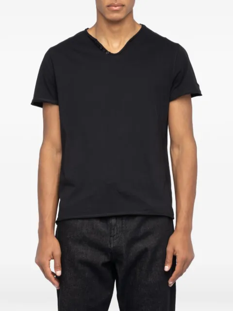Zadig&Voltaire Monastir henley T-shirt Black JMTN01642