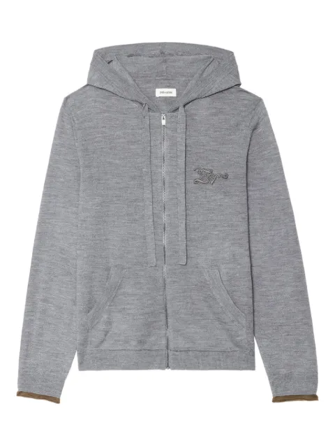 Zadig&Voltaire clash wool cardigan Grey KMCA01286
