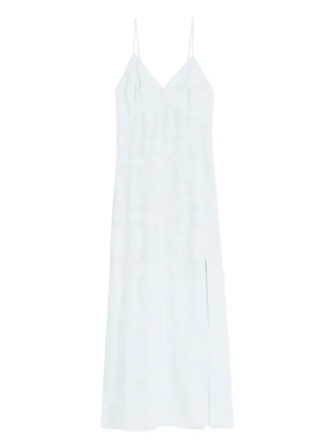 Zadig&Voltaire Ramelil silk dress Blue WWDR02660