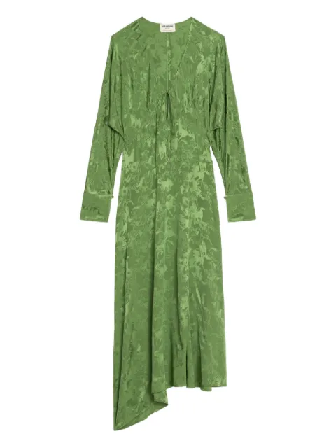 Zadig&Voltaire Rouna silk dress Green WWDR02638