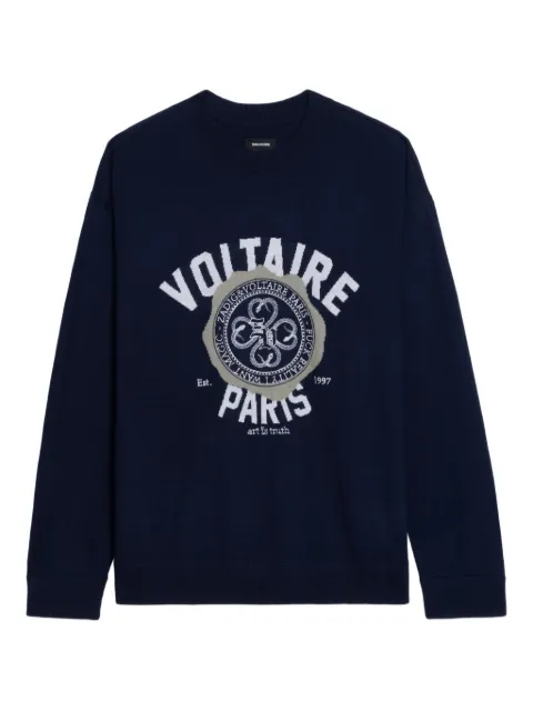 Zadig&Voltaire Swonny wool sweater Blue KMSW01850