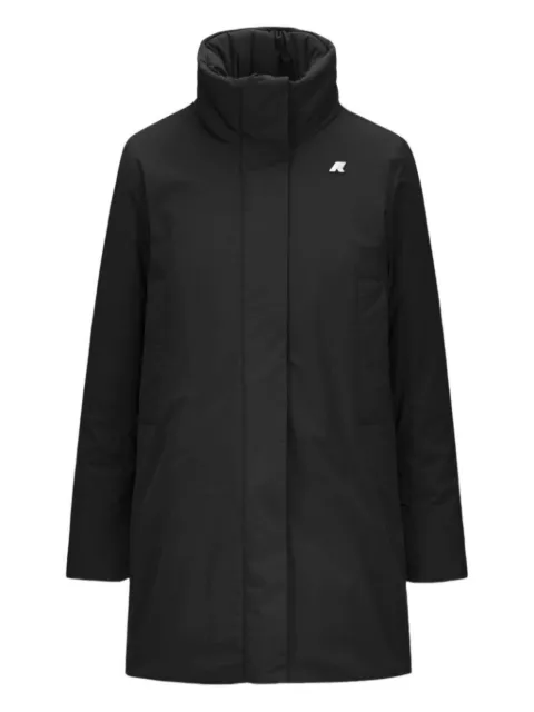 K-Way Marla funnel-neck coat Black K7125LW