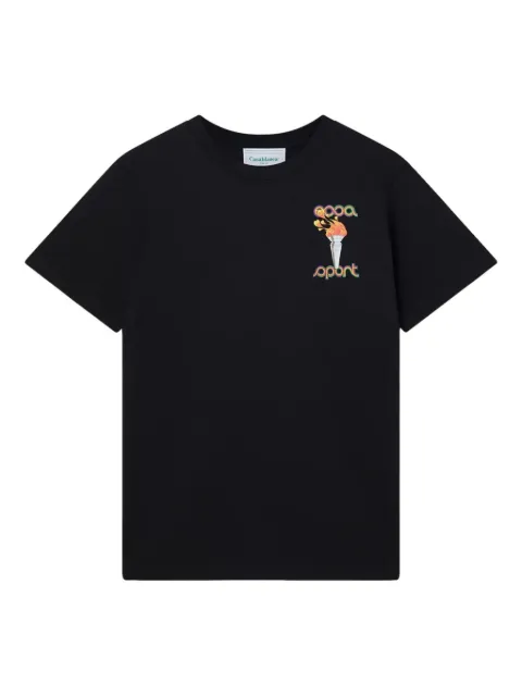 Casablanca graphic t-shirt Black MF23JTS001