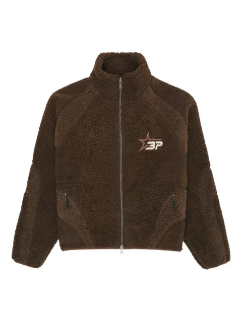 BROKEN PLANET half-zip fleece jacket Brown BPFLEECEMBROWN