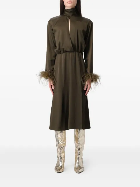 Blumarine Enver midi dress Green 2A722A