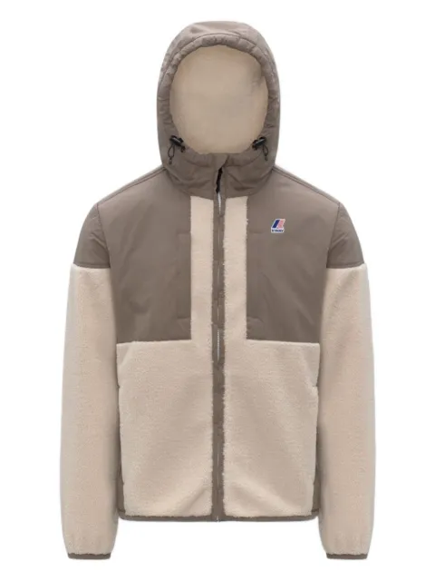 K-Way hooded fleece jacket Neutrals K5122SW