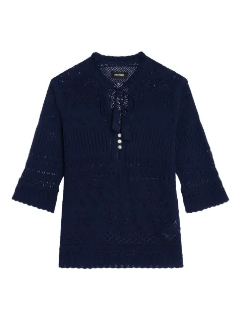 Zadig&Voltaire Mem top Blue KWTO01138