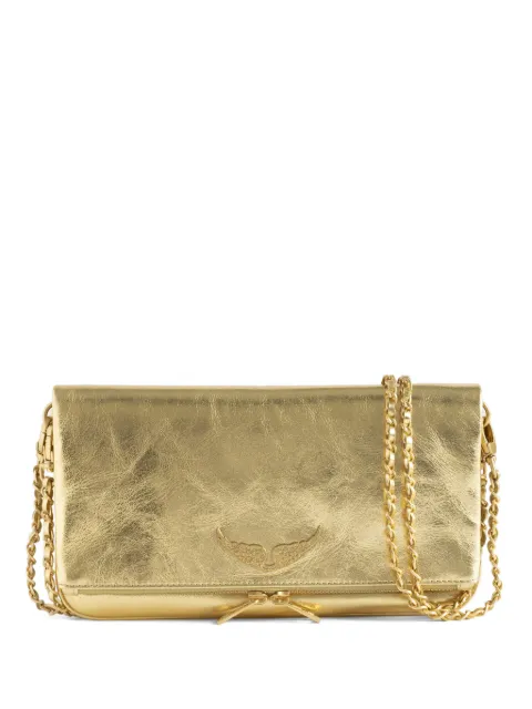 Zadig&Voltaire metallic-effect chain shoulder bag Gold LWBA04343