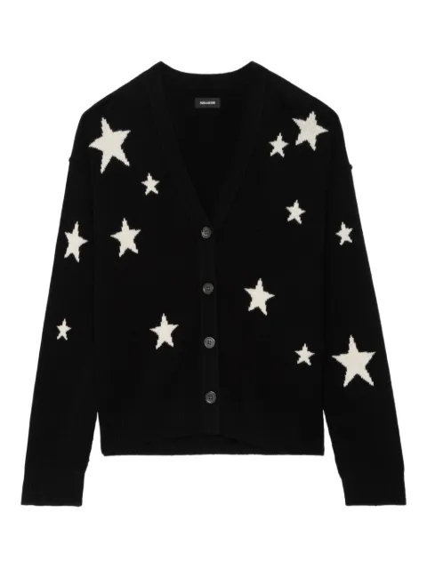 Zadig&Voltaire Mirkaz star cardigan Black KWCA01688