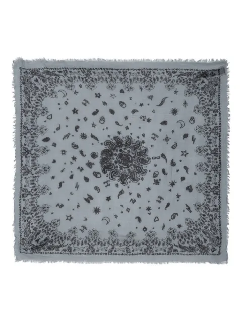 Zadig&Voltaire Nuage bandana scarf Blue OWSC01524