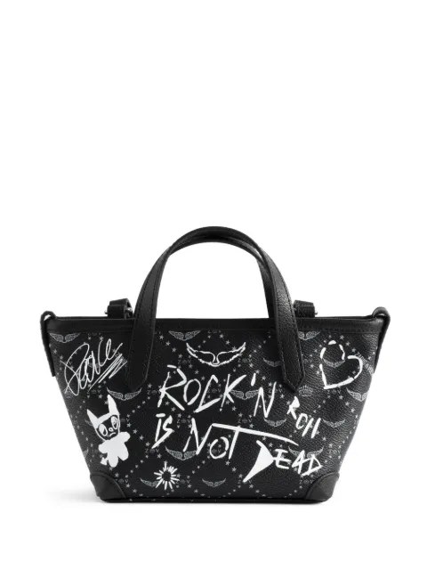 Zadig&Voltaire Z shopper Mini Rock Tag bag Black LWBA04430