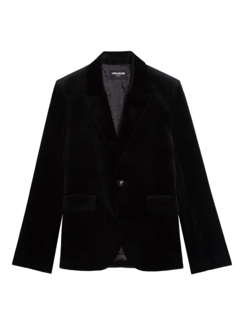 Zadig&Voltaire Vavy velvet blazer Black WWBL00864
