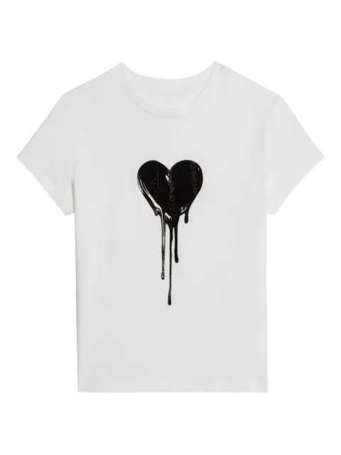 Zadig&Voltaire walk embellished T-shirt White JWTS02858