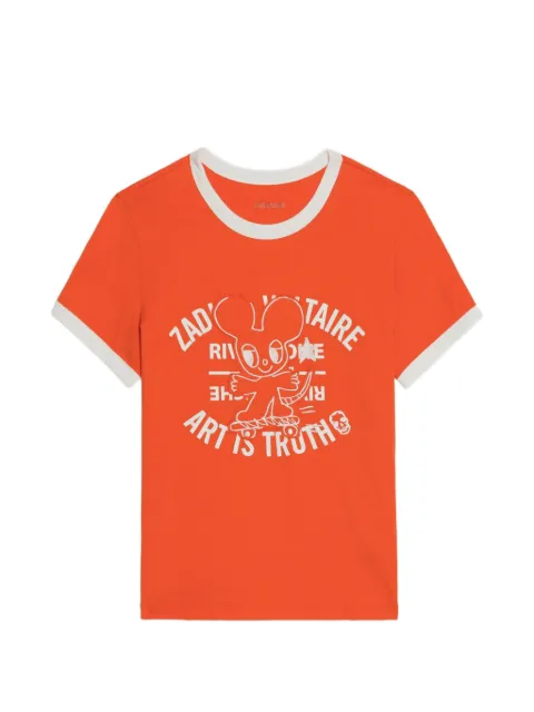 Zadig&Voltaire Woos T-shirt Orange JWTS02854
