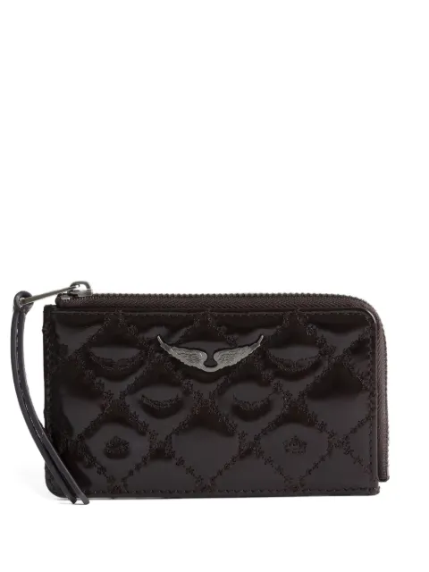 Zadig&Voltaire ZV card vintage monogram cardholder Brown LWSG03758