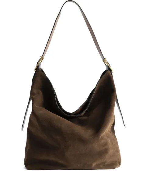 Zadig&Voltaire Jane shoulder bag XL suede bag Brown LWBA04198