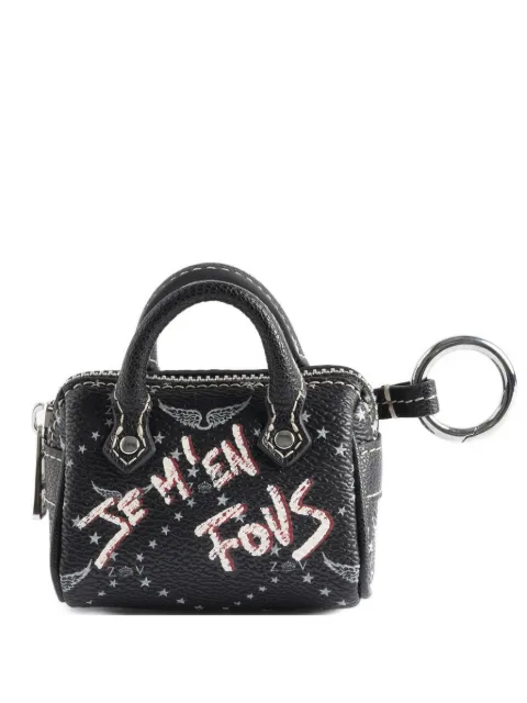 Zadig&Voltaire Sunny micro keyring Black LWOG02309