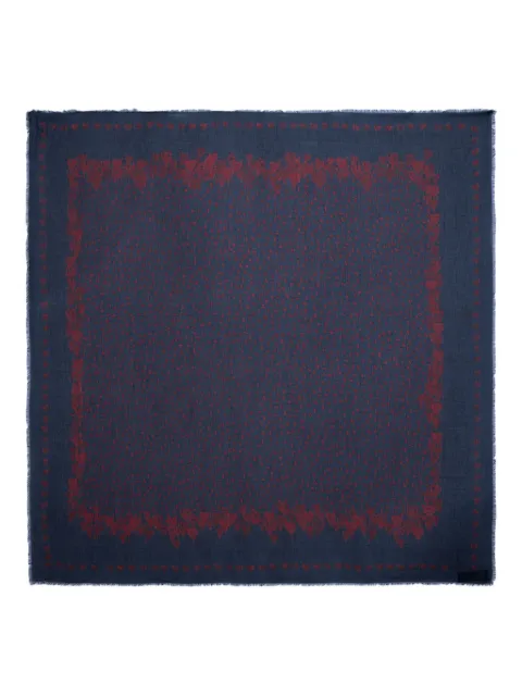 Zadig&Voltaire Kerry Hearts scarf Blue OWSC01527