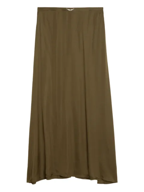 Zadig&Voltaire Jimeno satin skirt Green WWSK01613