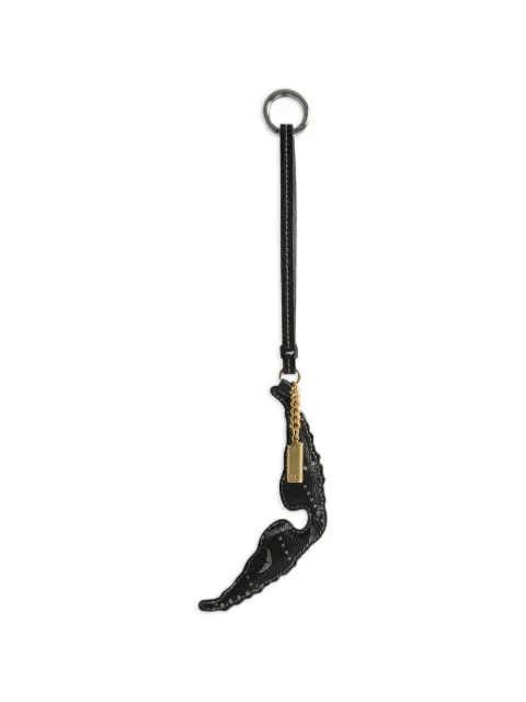 Zadig&Voltaire Z Wings Monogram keyring Black LWOG02297