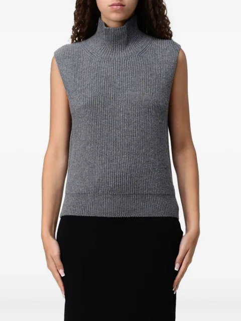 DONDUP ribbed vest Grey DT398M00988002