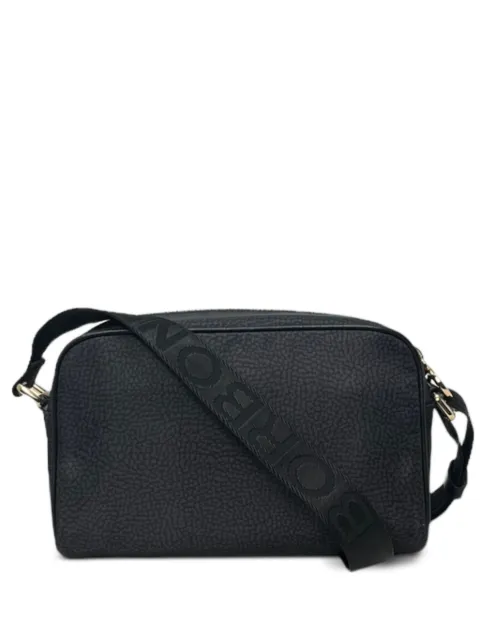 Borbonese small Eco Line crossbody bag Black 934115I15