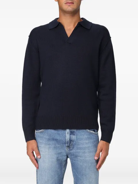 Paolo Pecora polo-collar jumper Blue A054F009
