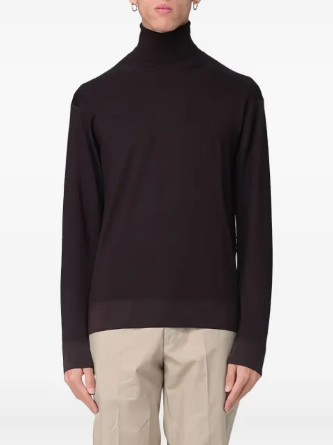 Paolo Pecora roll-neck sweater Brown A023F005