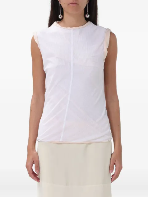 Sportmax Eolo ruffled top White 2412941062600