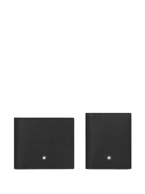 Montblanc textured logo-patch case Black 126282PELLE