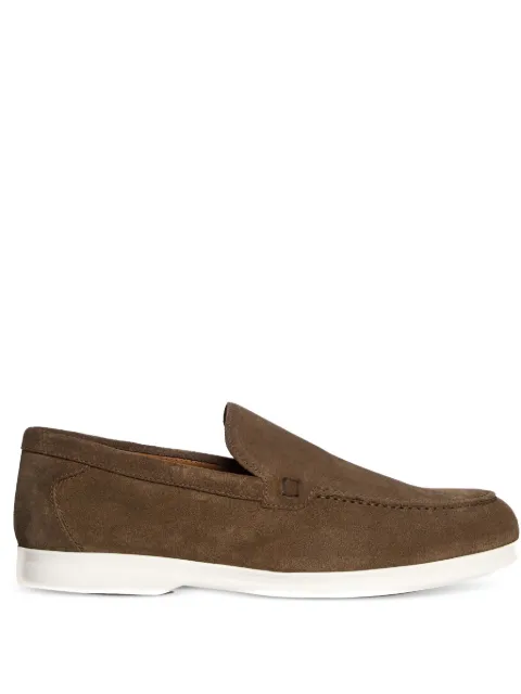 Doucal's Adler round-toe slip-on loafers Brown DU3267ARTHUY009