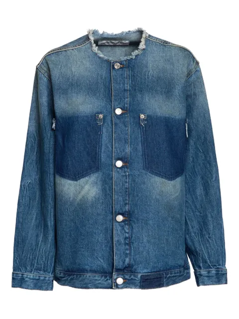 Department 5 frayed denim jacket Blue DC52751D2TF0322212