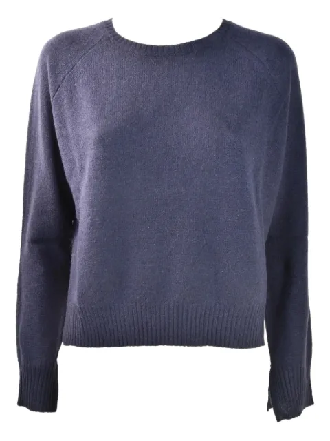 Aragona raglan-sleeve cashmere sweater Blue D3260TF