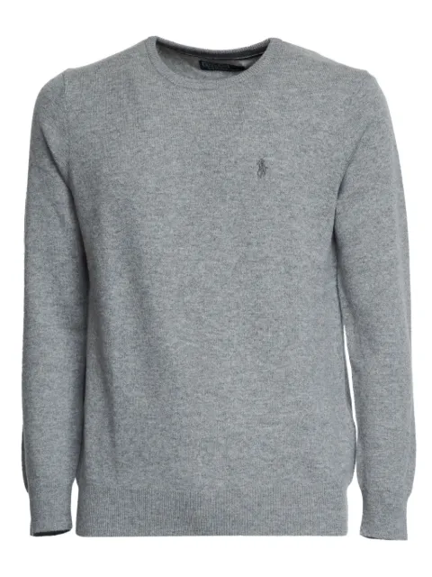 Polo Ralph Lauren embroidered-logo sweater Grey 710974148002