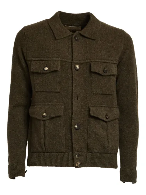 RAKKI buttoned pocket cardigan Green M65