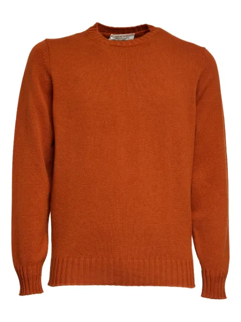 Filippo De Laurentiis crew-neck long-sleeve sweater Orange GC3MLWC7R