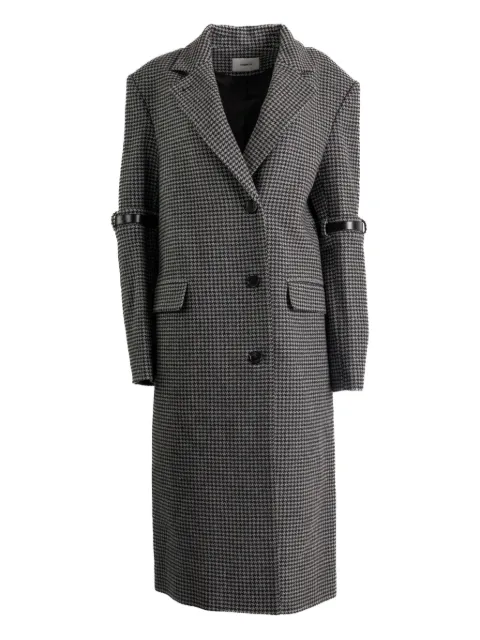 Coperni houndstooth strap coat Grey COPM14F1017