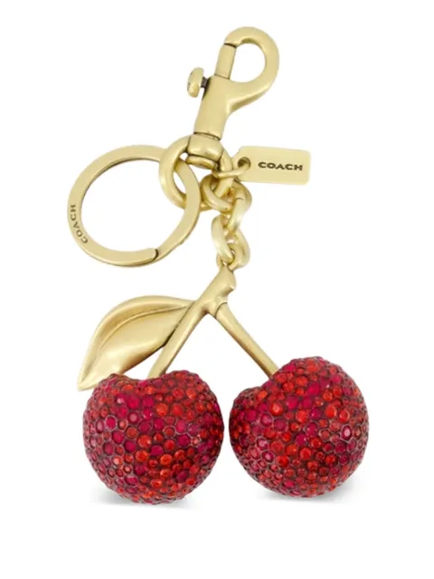 Coach cherry-motif bag charm Gold CCD32